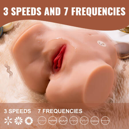 Tracy's Buttock Vibrating Brown-SQ-MA50101V-X9940K